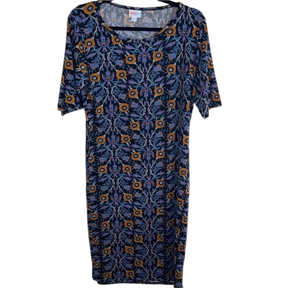 LuLaRoe floral print dress Size Large NWOT